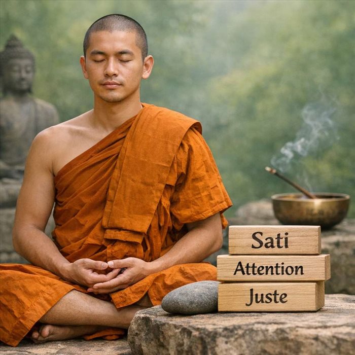 Que signifie sati dans la méditation bouddhiste ? | Guide complet