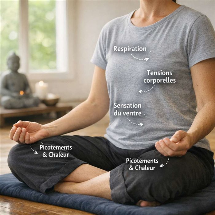 Pourquoi observer les sensations corporelles en vipassana | Guide complet