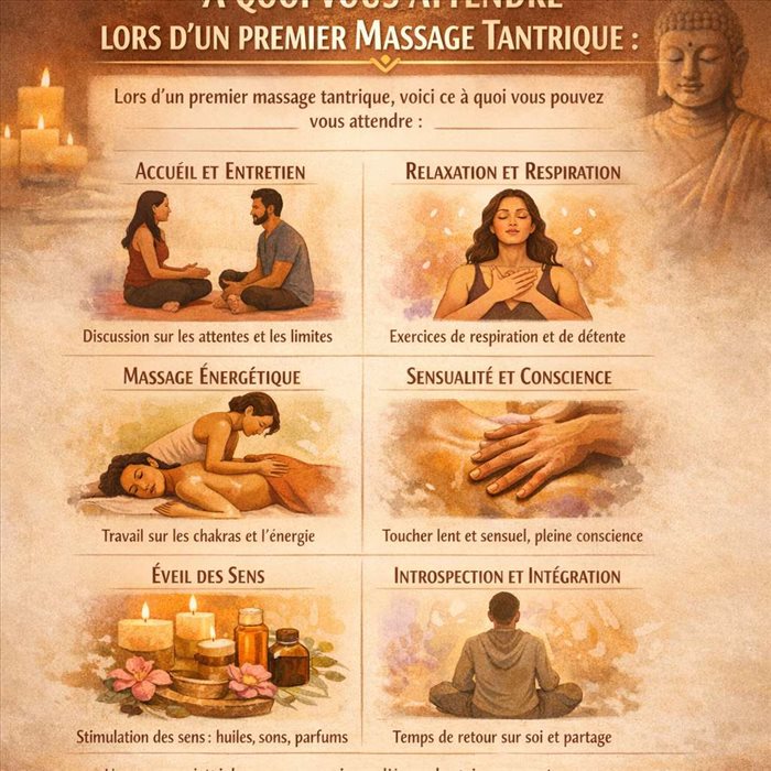 À quoi pouvez-vous vous attendre lors d'un premier massage tantrique ?