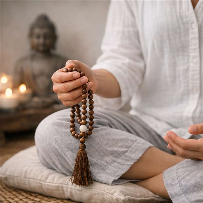 Comment utiliser un mala pendant la méditation bouddhiste ? Guide complet