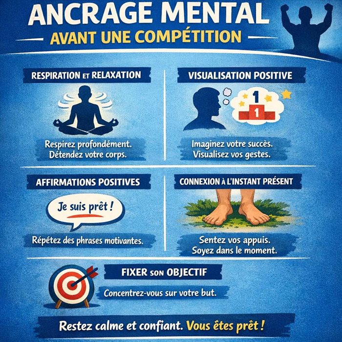 Comment réussir son ancrage mental avant une compétition ?