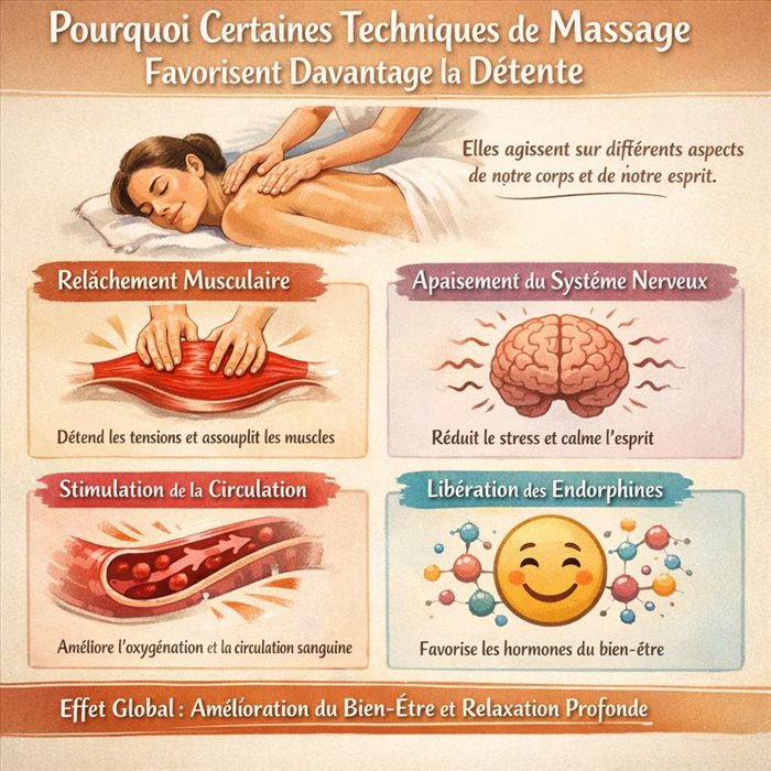 Techniques de massage — Comprendre celles qui relaxent le plus