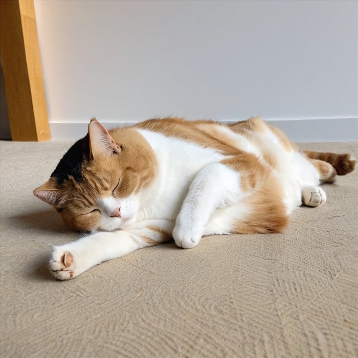 Pourquoi les Chats Dorment-ils Sur Nos Jambes ?